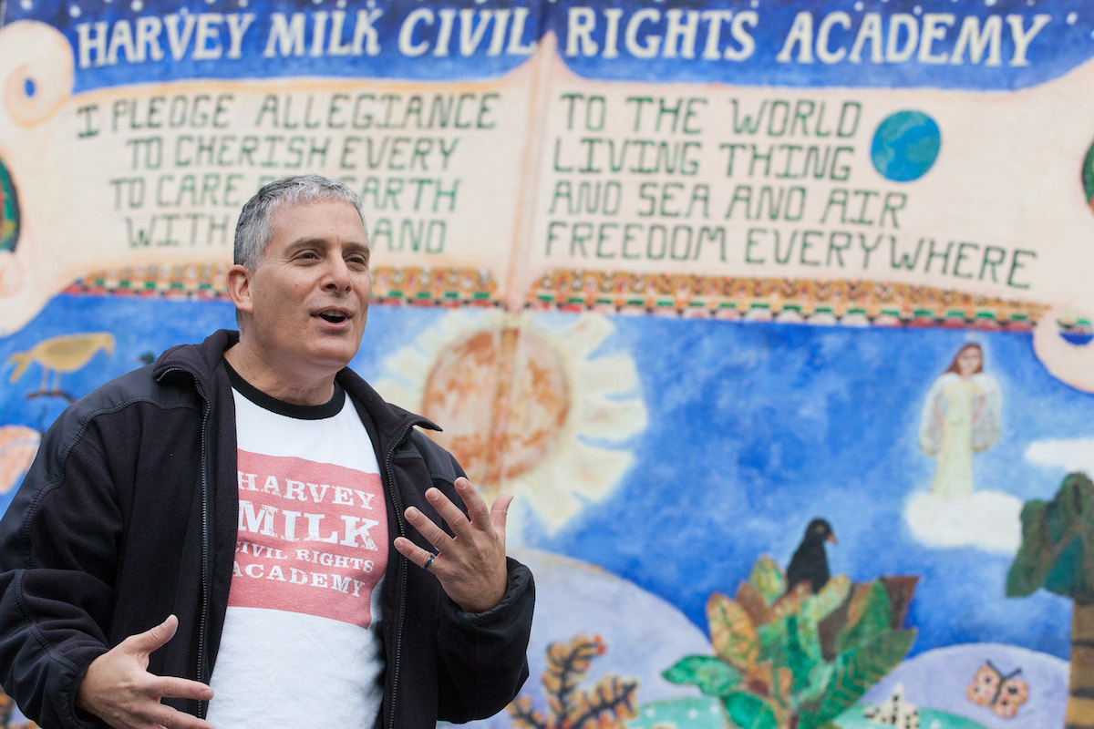 “I waited tables in college, and I hated pooling the tips,” Schmell said. This memory makes him reluctant to support a system in which San Francisco schools would share the money raised by parents and redistribute some of it to lower-income schools. His connection to Harvey Milk Civil Rights Academy and to the Castro is strong, and that is what motivates him to give. The same is true for Castro businesses that support the school. They might not give as much if they thought their money was going to children in other communities. “But maybe it would be better for us,” he said. “If other people are able to do more, then we’ll benefit from that as well.” Photo: Luke Thomas / San Francisco Public Press